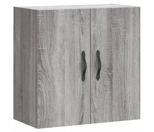Sienas Skapītis, Pelēka Ozola, 60X31X60 Cm, Inženierijas Koks Vidaxl
