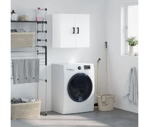 Sienas Skapītis, Balts, 60X31X60 Cm, Inženierijas Koks Vidaxl