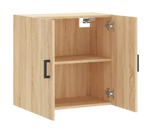 Sienas Skapītis, Ozolkoka, 60X31X60 Cm, Inženierijas Koks Vidaxl