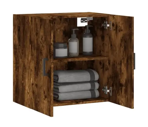 Sienas Skapītis, Ozola Krāsā, 60X31X60 Cm, Inženierijas Koks Vidaxl