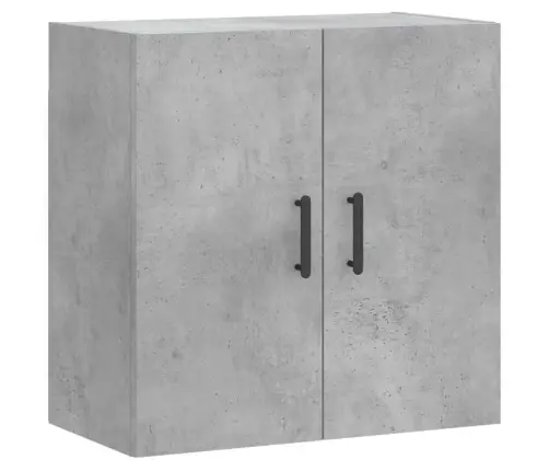 Sienas Skapītis, Betonpelēks, 60X31X60 Cm, Inženierijas Koks Vidaxl