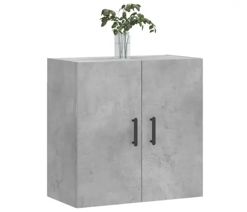 Sienas Skapītis, Betonpelēks, 60X31X60 Cm, Inženierijas Koks Vidaxl