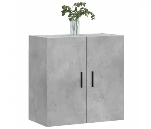 Sienas Skapītis, Betonpelēks, 60X31X60 Cm, Inženierijas Koks Vidaxl