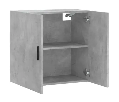 Sienas Skapītis, Betonpelēks, 60X31X60 Cm, Inženierijas Koks Vidaxl