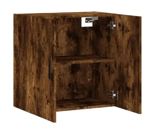 Sienas Skapītis, Ozola Krāsā, 60X31X60 Cm, Inženierijas Koks Vidaxl