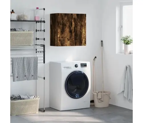 Sienas Skapītis, Ozola Krāsā, 60X31X60 Cm, Inženierijas Koks Vidaxl