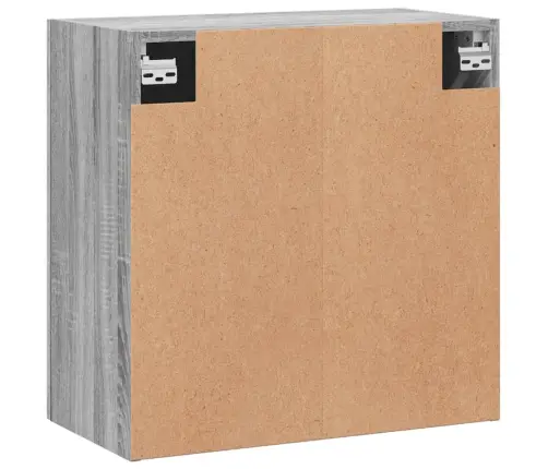 Sienas Skapītis, Pelēka Ozola, 60X31X60 Cm, Inženierijas Koks Vidaxl