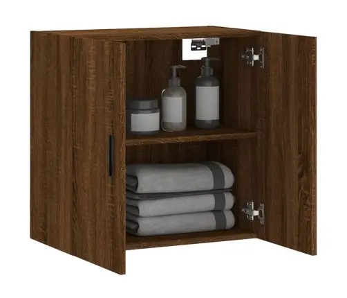 Sienas Skapītis, Ozolkoka, 60X31X60 Cm, Inženierijas Koks Vidaxl