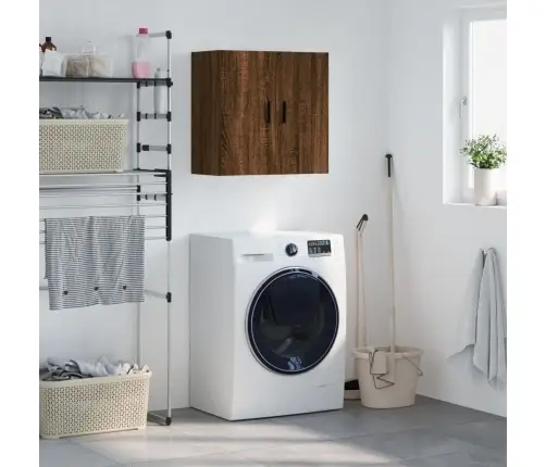 Sienas Skapītis, Ozolkoka, 60X31X60 Cm, Inženierijas Koks Vidaxl