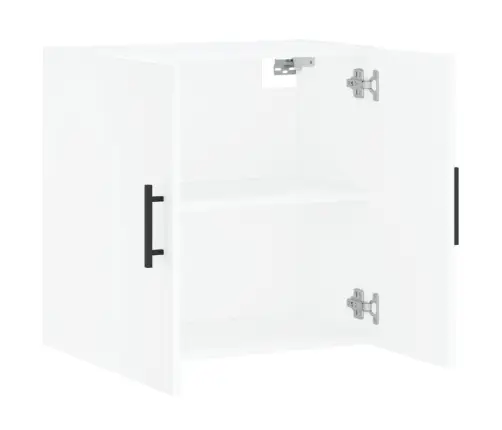 Sienas Skapītis, Balts, 60X31X60 Cm, Inženierijas Koks Vidaxl