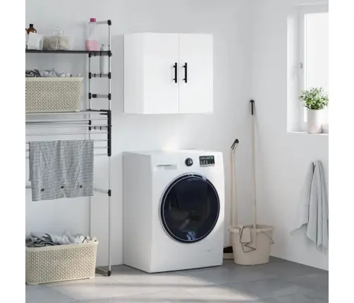 Sienas Skapītis, Balts, 60X31X60 Cm, Inženierijas Koks Vidaxl