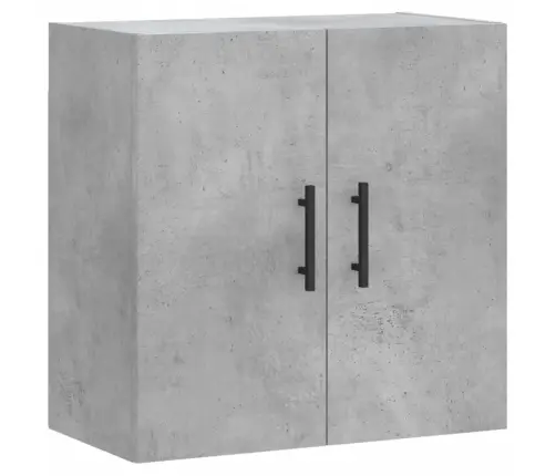 Sienas Skapītis, Betonpelēks, 60X31X60 Cm, Inženierijas Koks Vidaxl