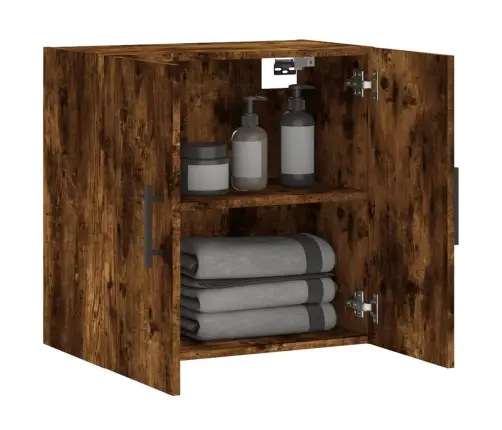 Sienas Skapītis, Ozola Krāsā, 60X31X60 Cm, Inženierijas Koks Vidaxl