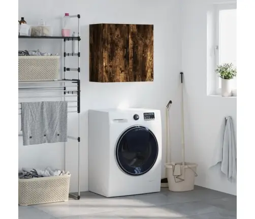 Sienas Skapītis, Ozola Krāsā, 60X31X60 Cm, Inženierijas Koks Vidaxl