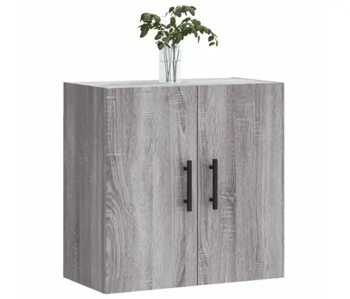 Sienas Skapītis, Pelēka Ozola, 60X31X60 Cm, Inženierijas Koks Vidaxl