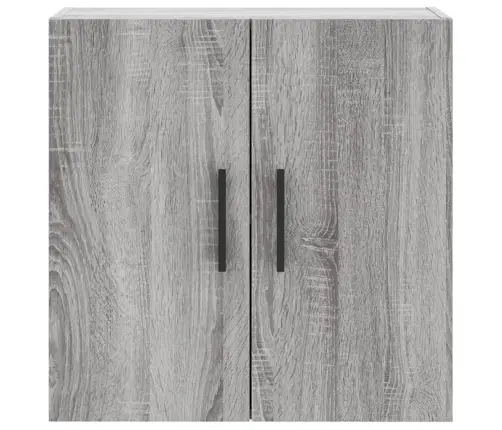 Sienas Skapītis, Pelēka Ozola, 60X31X60 Cm, Inženierijas Koks Vidaxl