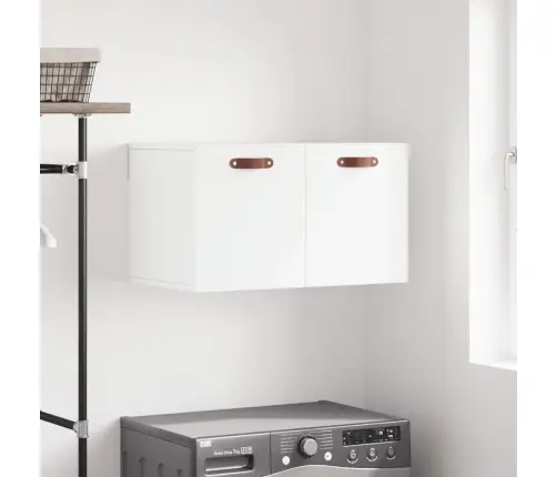 Sieninė Spintelė, Balta, 60X36,5X35cm Apdirbta Mediena