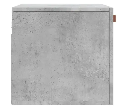 Sienas Skapītis, Betonpelēks, 60X36,5X35 Cm, Inženierijas Koks Vidaxl