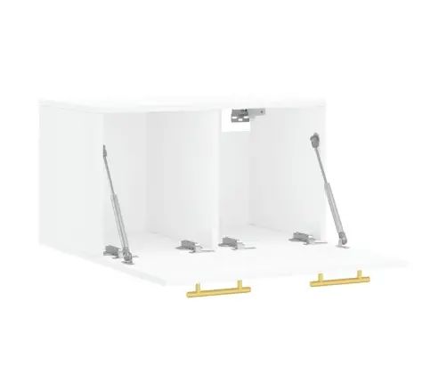 Sieninė Spintelė, Balta, 60X36,5X35cm Apdirbta Mediena