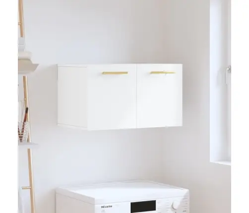 Sieninė Spintelė, Balta, 60X36,5X35cm Apdirbta Mediena