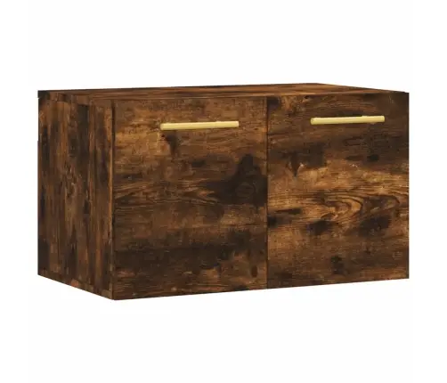 Sienas Skapītis., Ozola, 60X36,5X35 Cm, Inženierijas Koks Vidaxl