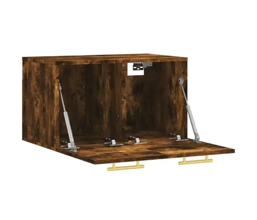 Sienas Skapītis., Ozola, 60X36,5X35 Cm, Inženierijas Koks Vidaxl