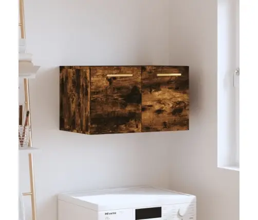 Sienas Skapītis., Ozola, 60X36,5X35 Cm, Inženierijas Koks Vidaxl