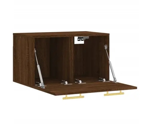 Sienas Skapītis, Ozola Krāsa, 60X36,5X35 Cm, Inženierijas Koks Vidaxl