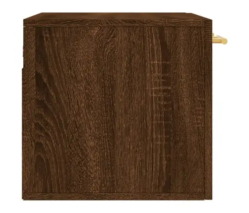 Sienas Skapītis, Ozola Krāsa, 60X36,5X35 Cm, Inženierijas Koks Vidaxl