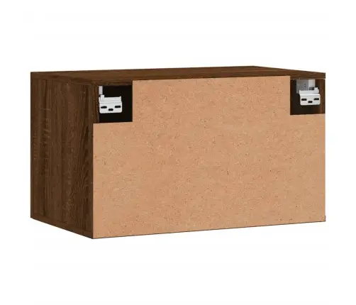 Sienas Skapītis, Ozola Krāsa, 60X36,5X35 Cm, Inženierijas Koks Vidaxl