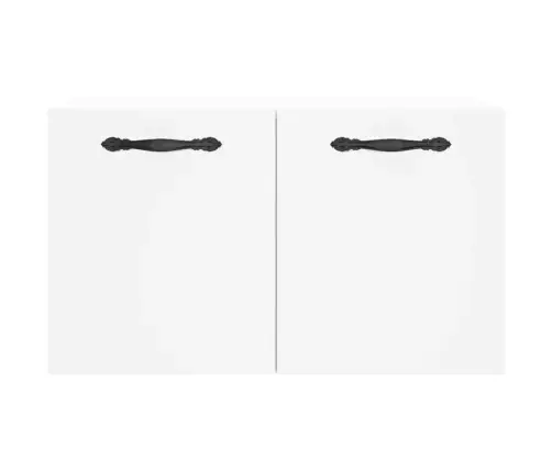 Sienas Skapītis, Balts, 60X36,5X35 Cm, Inženierijas Koks Vidaxl