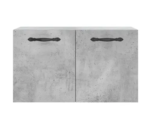 Sienas Skapītis, Betonpelēks, 60X36,5X35 Cm, Inženierijas Koks Vidaxl