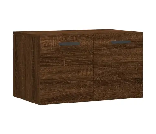 Sienas Skapītis, Ozola Krāsa, 60X36,5X35 Cm, Inženierijas Koks Vidaxl