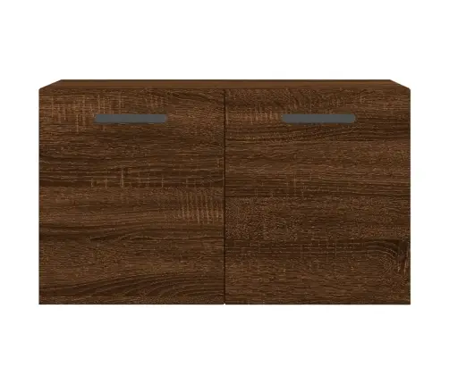 Sienas Skapītis, Ozola Krāsa, 60X36,5X35 Cm, Inženierijas Koks Vidaxl