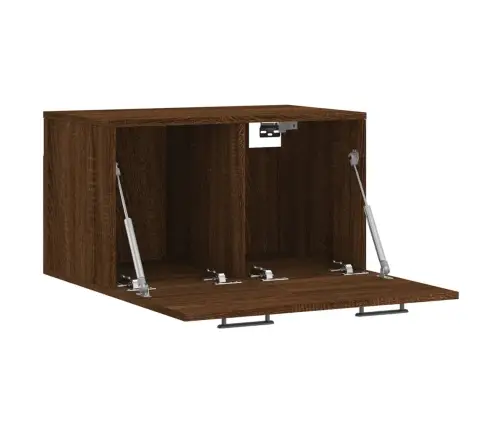 Sienas Skapītis, Ozola Krāsa, 60X36,5X35 Cm, Inženierijas Koks Vidaxl