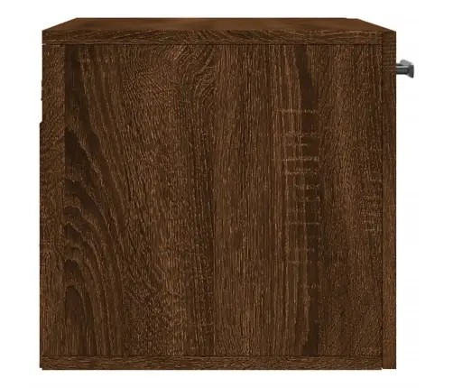 Sienas Skapītis, Ozola Krāsa, 60X36,5X35 Cm, Inženierijas Koks Vidaxl