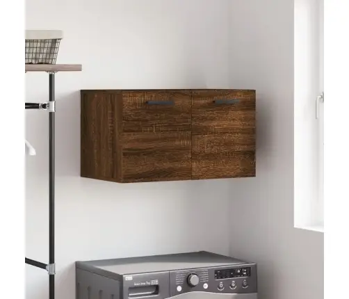 Sienas Skapītis, Ozola Krāsa, 60X36,5X35 Cm, Inženierijas Koks Vidaxl