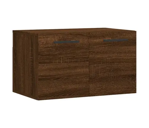 Sienas Skapītis, Ozola Krāsa, 60X36,5X35 Cm, Inženierijas Koks Vidaxl