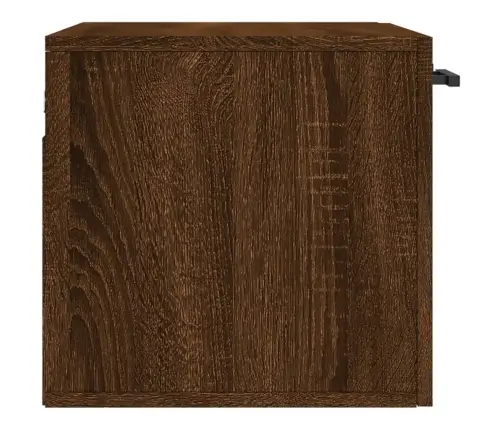 Sienas Skapītis, Ozola Krāsa, 60X36,5X35 Cm, Inženierijas Koks Vidaxl