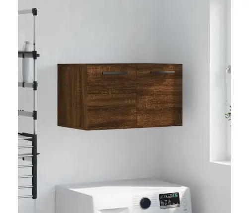 Sienas Skapītis, Ozola Krāsa, 60X36,5X35 Cm, Inženierijas Koks Vidaxl