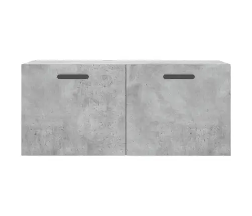 Sienas Skapītis, Betona Pelēks, 80X36,5X35Cm, Inženierijas Koks Vidaxl