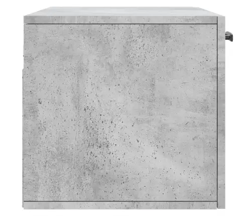 Sienas Skapītis, Betona Pelēks, 80X36,5X35Cm, Inženierijas Koks Vidaxl