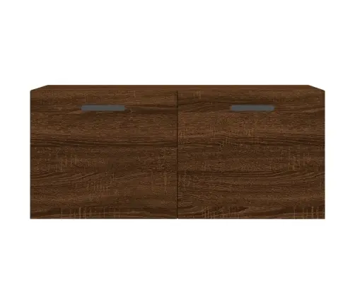 Sienas Skapītis, Ozola Krāsā, 80X36,5X35 Cm, Inženierijas Koks Vidaxl