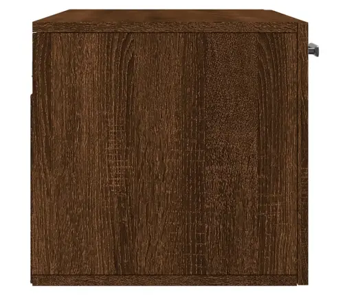 Sienas Skapītis, Ozola Krāsā, 80X36,5X35 Cm, Inženierijas Koks Vidaxl