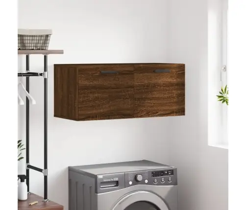 Sienas Skapītis, Ozola Krāsā, 80X36,5X35 Cm, Inženierijas Koks Vidaxl