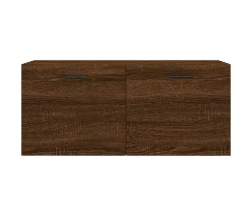 Sieninė Spintelė, Ruda Ąžuolo, 80X36,5X35cm Apdirbta Mediena