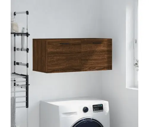 Sieninė Spintelė, Ruda Ąžuolo, 80X36,5X35cm Apdirbta Mediena