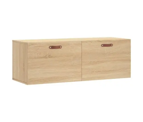 Sienas Skapītis, 100X36,5X35 Cm, Inženierijas Koks, Ozolkoka Vidaxl