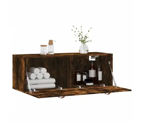 Teleri Seinakapp, Suitsutatud Tamm, 100X36,5X35 cm Tehispuit