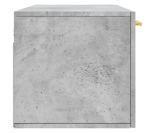 Sienas Skapītis, Pelēks, 100X36,5X35 Cm, Inženierijas Koks Vidaxl